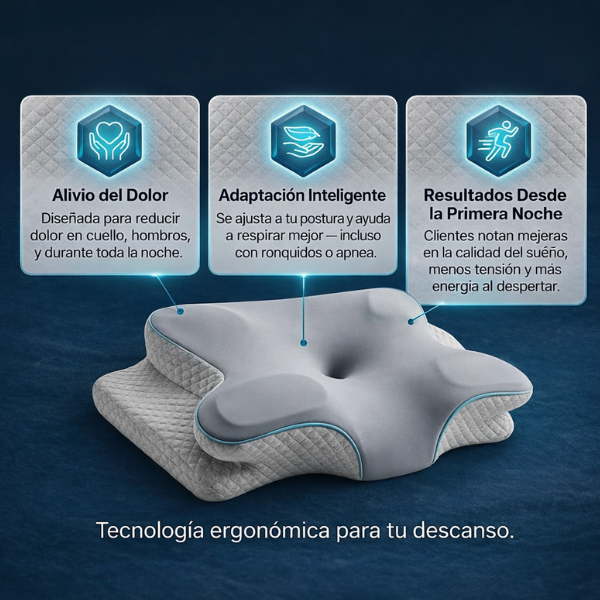 SalviaCloud™ - Almohada de apoyo cervical