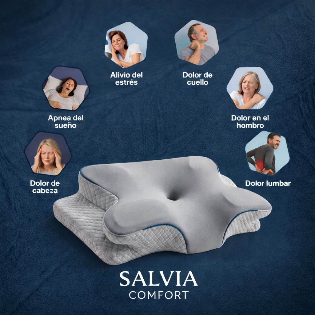 SalviaCloud™ - Almohada de apoyo cervical